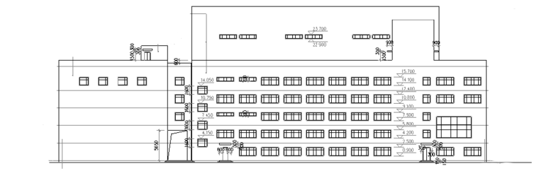 5层及地下室建筑施工图纸资料下载-5层影剧院建筑施工图(图纸齐全）