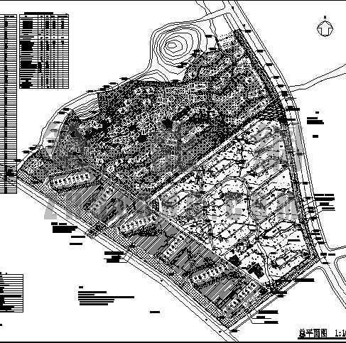 住宅小区规划图详细资料下载-江南某小区规划图