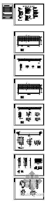 高速公路收费站扇形广场资料下载-台州某高速公路收费站广告牌图纸