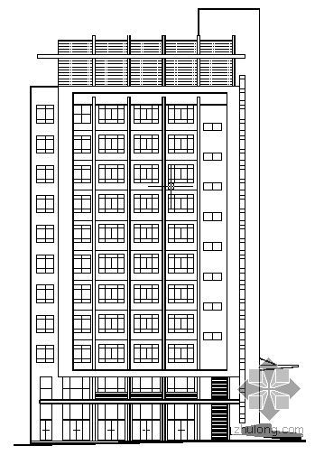 现代风格底层住宅楼设计资料下载-[江津市]某十一层住宅楼建筑施工图