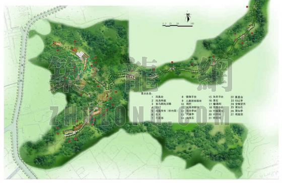 园林景观绿化设计方案文本资料下载-杜桥凤凰山、松山公园园林景观设计方案