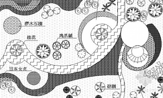 cad建筑植物资料下载-[德清]某厂区植物配置设计