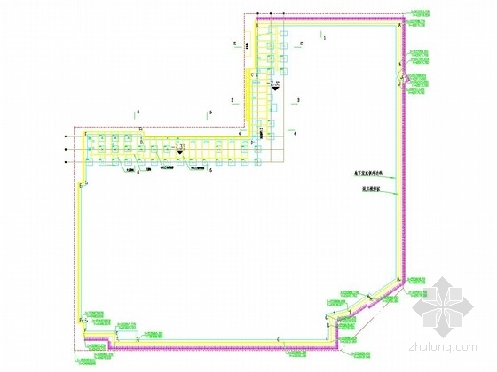 地下室支护施工方案钻孔桩资料下载-[广东]地下室基坑深层搅拌桩支护施工图