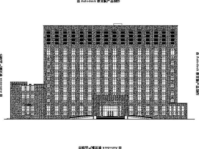 建筑幕墙CAD图资料下载-[浙江]高层市级多功能气象局建筑幕墙施工图
