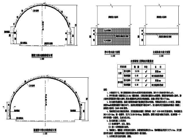 机电附属工程设计资料下载-[青海]四车道高速公路新奥法隧道土建及机电工程设计图465张CAD