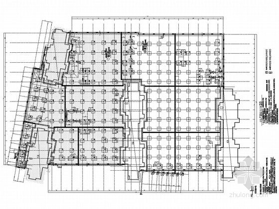 30米跨单层轻钢结构车库资料下载-[山东]地下单层框架结构地下车库结构施工图