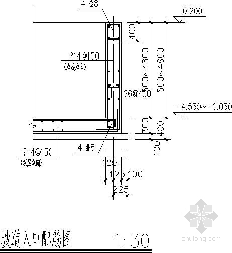 4层框架农贸市场结构施工图- 