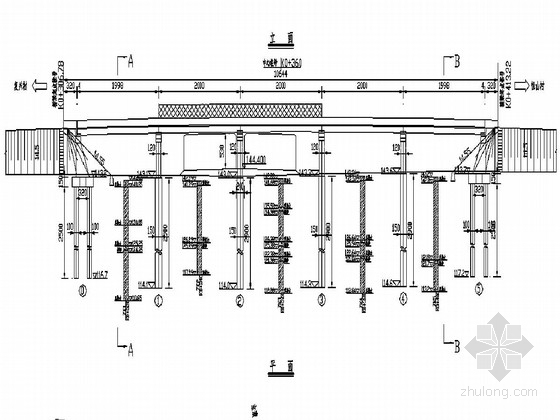 肋式桥台承台资料下载-[黑龙江]简支预应力空心板车行天桥施工图46张（肋式台）