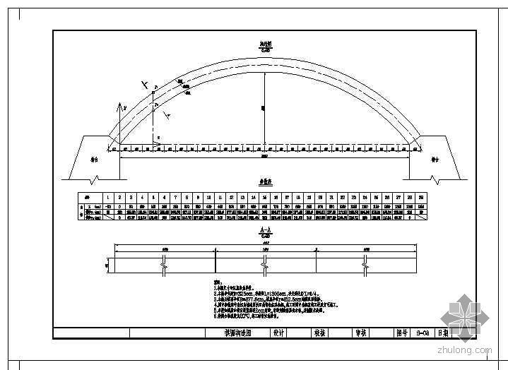4m景观拱桥资料下载-成都市某景观1-13m拱桥设计图