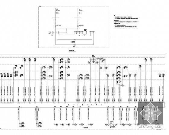 [吉林]市级大型体育馆电气全套施工图（甲级院最新设计）-垂直配电干线图