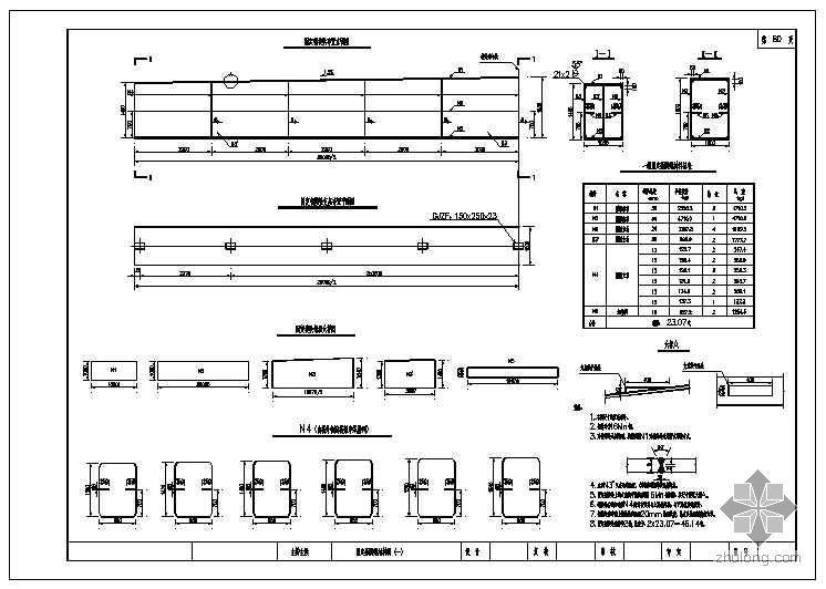 钢管混凝土设计图资料下载-30+120+30钢管混凝土系杆拱桥设计图