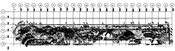 小区植物配置平面图资料下载-某小区带状空间植物配置平面图