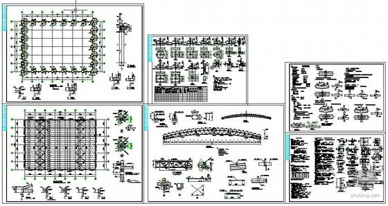 钢木梯施工图资料下载-某钢屋架厂房结构施工图