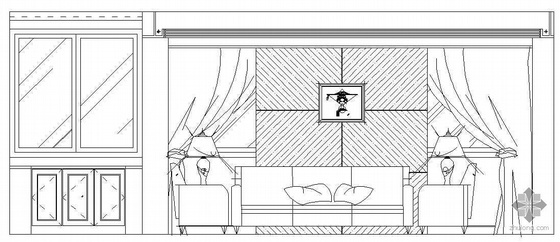 三室一厅一厨资料下载-某住宅精装修设计图