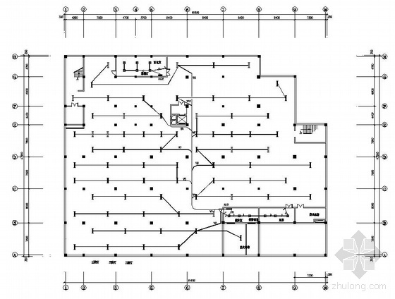 竣工城建档案资料下载-辽宁某城建档案馆装修电气图