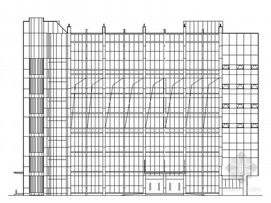 急诊楼CAD下载资料下载-[广东]某医院七层急诊楼建筑施工图