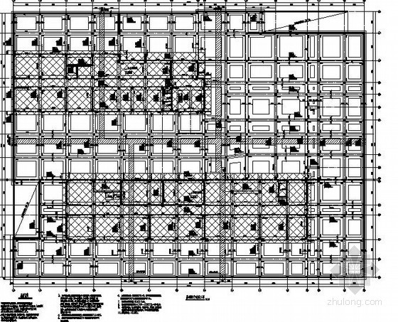 1万平米办公楼结构设计资料下载-郑州某14层框剪高层办公楼全套结构设计图
