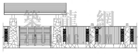 公园大门设计图资料下载-某公园特色大门施工图