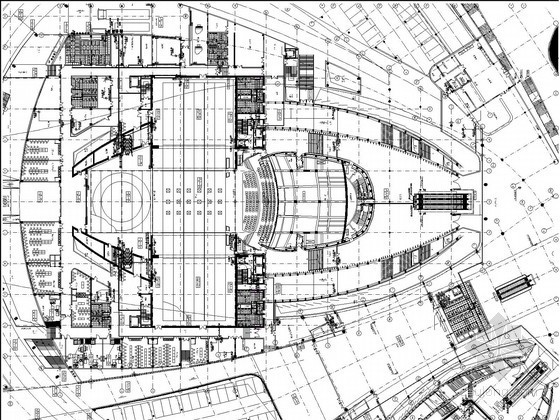 10米宽建筑平面图资料下载-[广东]甲级大型歌剧院强弱电系统施工图166张（10亿投资 海上建筑）
