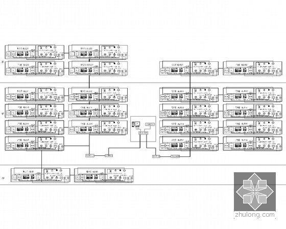 [天津]生态城公屋展示中心全套电气施工图纸49张-智能照明控制系统图