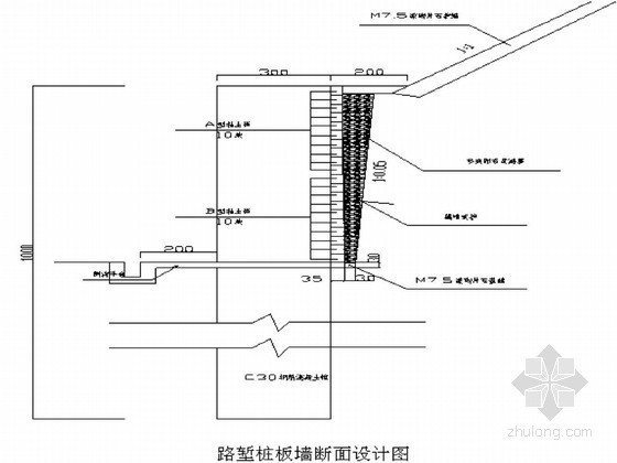 边坡护壁方案资料下载-铁路人工挖孔桩及桩板墙边坡支护施工方案（爆破开挖）