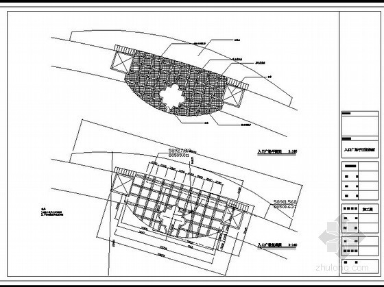 北方公园广场景观设计施工图全套-节点 