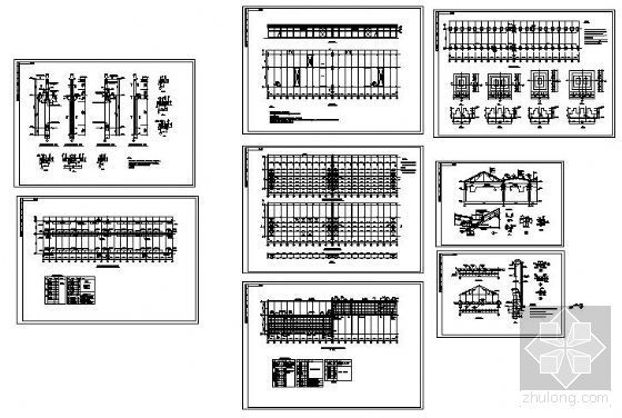 物流仓库规划文本资料下载-某物流仓库结构设计图