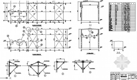 单层库房建筑图资料下载-某门式刚架库房结构施工图(带吊车梁)