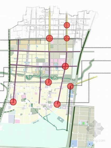 县城道路景观案例资料下载-[安阳]某县城多条道路绿化景观设计方案