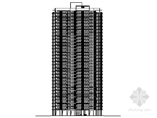 8度区高层住宅施工图资料下载-[南充市]某城市核心区高层住宅小区6号楼建筑施工图(含节能设计)