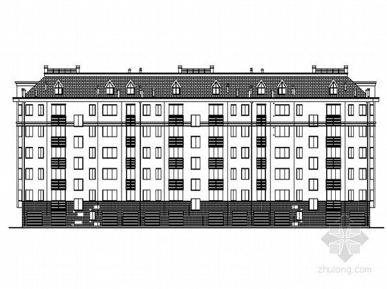 简约住宅楼资料下载-[潍坊]某五层现代简约住宅楼建筑施工图