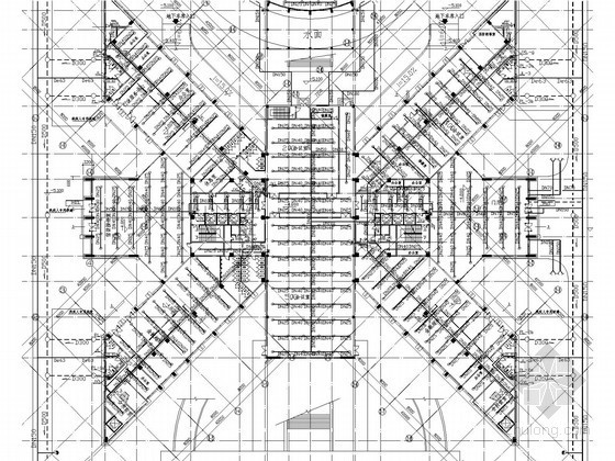 多层建筑消防施工图资料下载-多层办公楼给排水及消防设计施工图（自动喷淋）