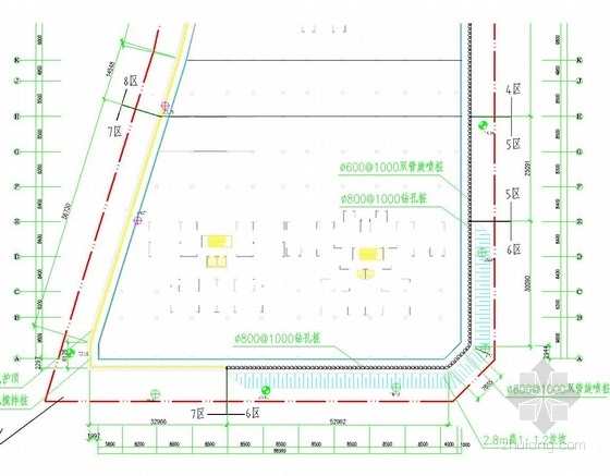 支护钢管锚管施工资料下载-[广东]复合土钉墙及桩锚体系深基坑开挖支护专项施工图