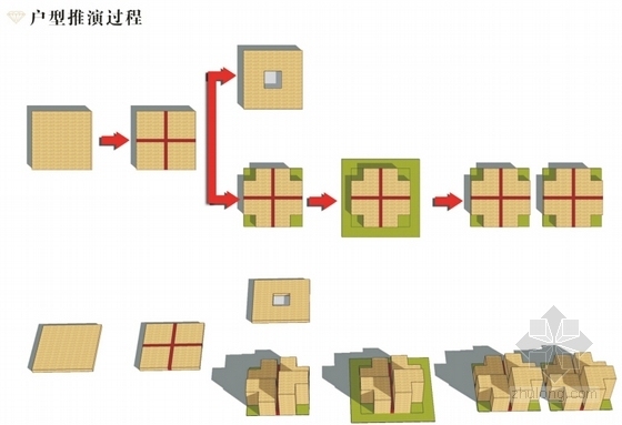 [成都]中式独立院落别墅区建筑设计方案文本-中式独立院落别墅分析图