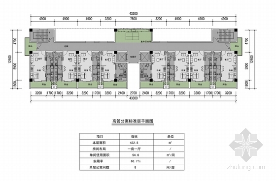 [广东]现代风格高科技卫星城规划及建筑设计方案文本-现代风格高科技卫星城各层平面图