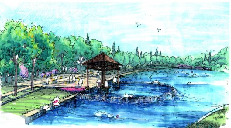 2022成都竹岛公园资料下载-[四川]成都竹岛公园景观设计方案文本（现代，典雅）