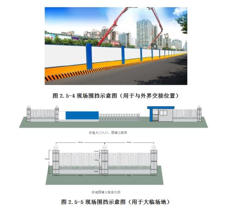 [江苏]国家级新区综合环境整治工程EPC总承包施工组织设计(280页)-现场围挡