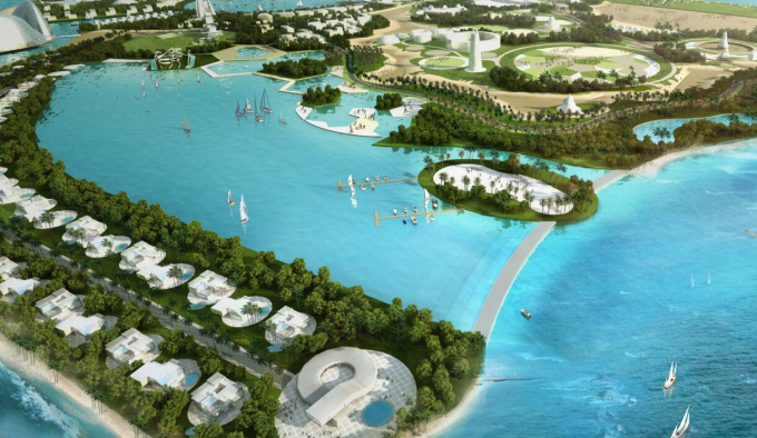 [海南]海岛滨水旅游度假目的地规划设计方案-AERIAL 鸟瞰图8
