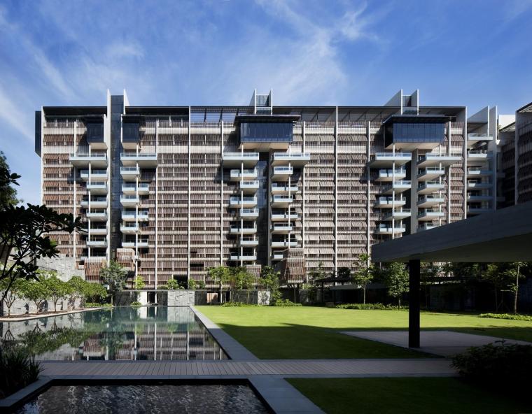 美国加州伍德赛德公寓资料下载-新加坡Goodwood公寓景观