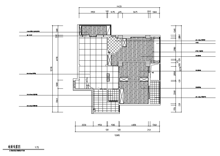 现代中式室内效果资料下载-[福建]都市后花园现代中式三居室设计施工图（附效果图）