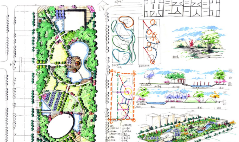 20张景观快题设计方案_4