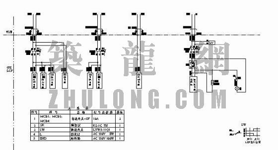 电路cad电源电路资料下载-110KV 汇控柜电源电路