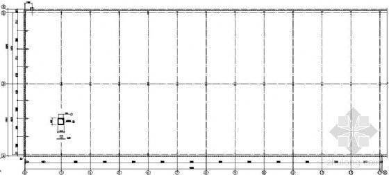 30米跨度管桁架结构图纸资料下载-某跨度为39米门式钢架结构图纸