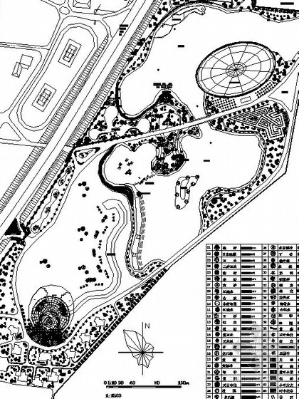 生态园餐厅施工图资料下载-[大连]滨水生态园旅游规划设计施工图