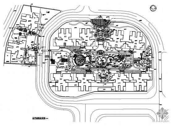 小区广场立剖图资料下载-某小区环境工程全套施工图