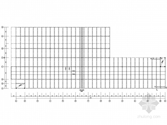 停车场施工图dwg资料下载-地下一层停车场框架结构施工图