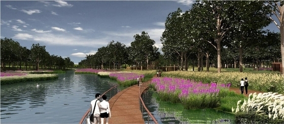 [广西]绿色运动体验公园景观规划设计方案-景观效果图
