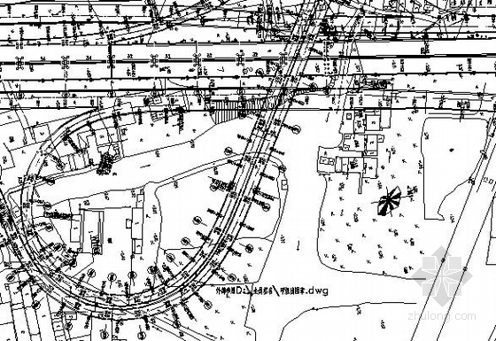 [江苏]城市快速路道路工程图纸259张（路桥涵）-平面总体设计图
