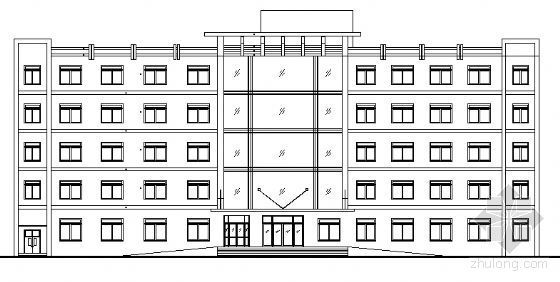 综合医院建筑施工图CAD资料下载-某五层医院建筑施工图