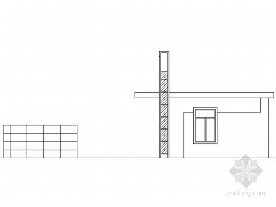 操作室施工图资料下载-某门卫室建筑施工图